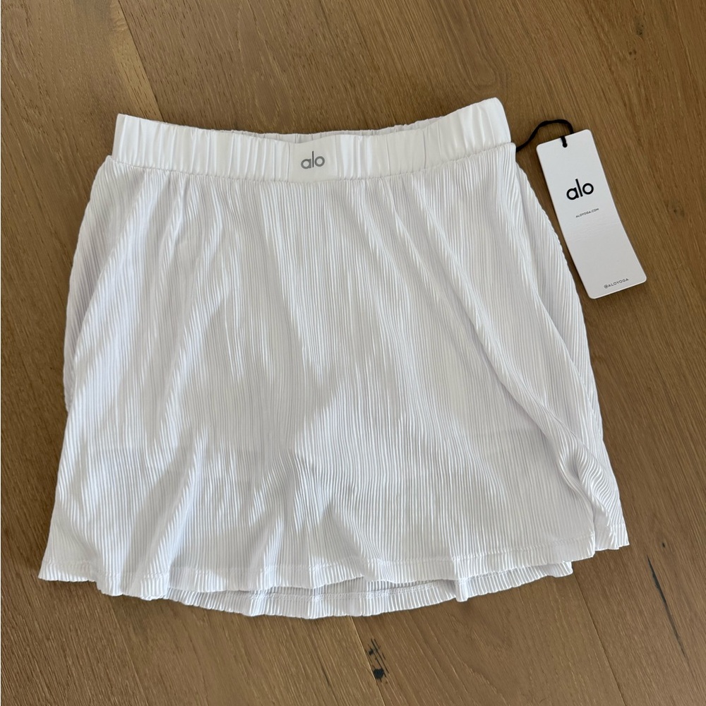 ALO Micro Plisse Tennis Skirt